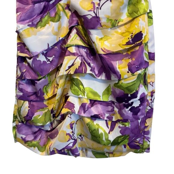⭐ 🔥 50% OFF SALE — FINAL PRICE Strapless Floral Mini Dress Size 11/12 NWT - Picture 4 of 8